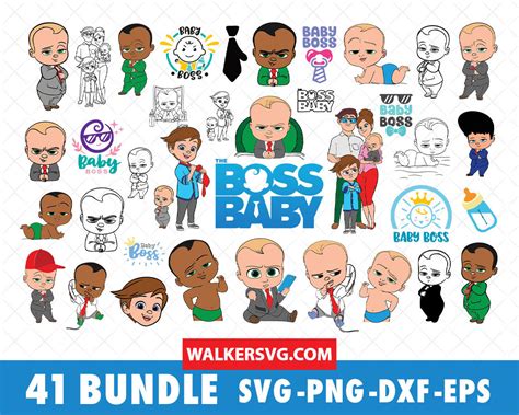 The Boss Baby SVG Bundle Files for Cricut, 